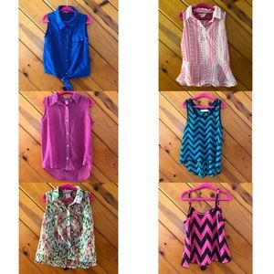 Bundle of 12 Girls Tops 🌈❤️ size: 4/5